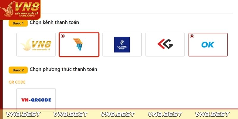 Nạp tiền qua mã QR